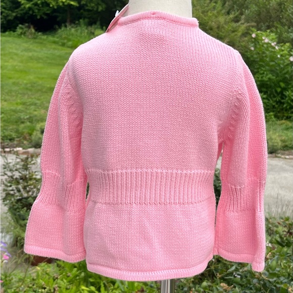 Vintage Gymboree NWT Pink Knit Sweater  Detachable Collar 18-24M Giraffe Club - Picture 8 of 12